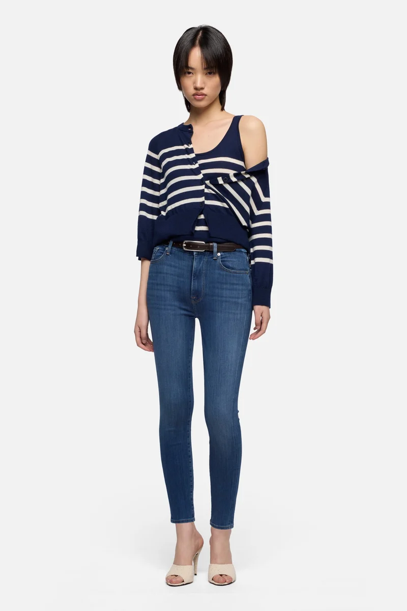 TANK in Cashmere Striped Ink