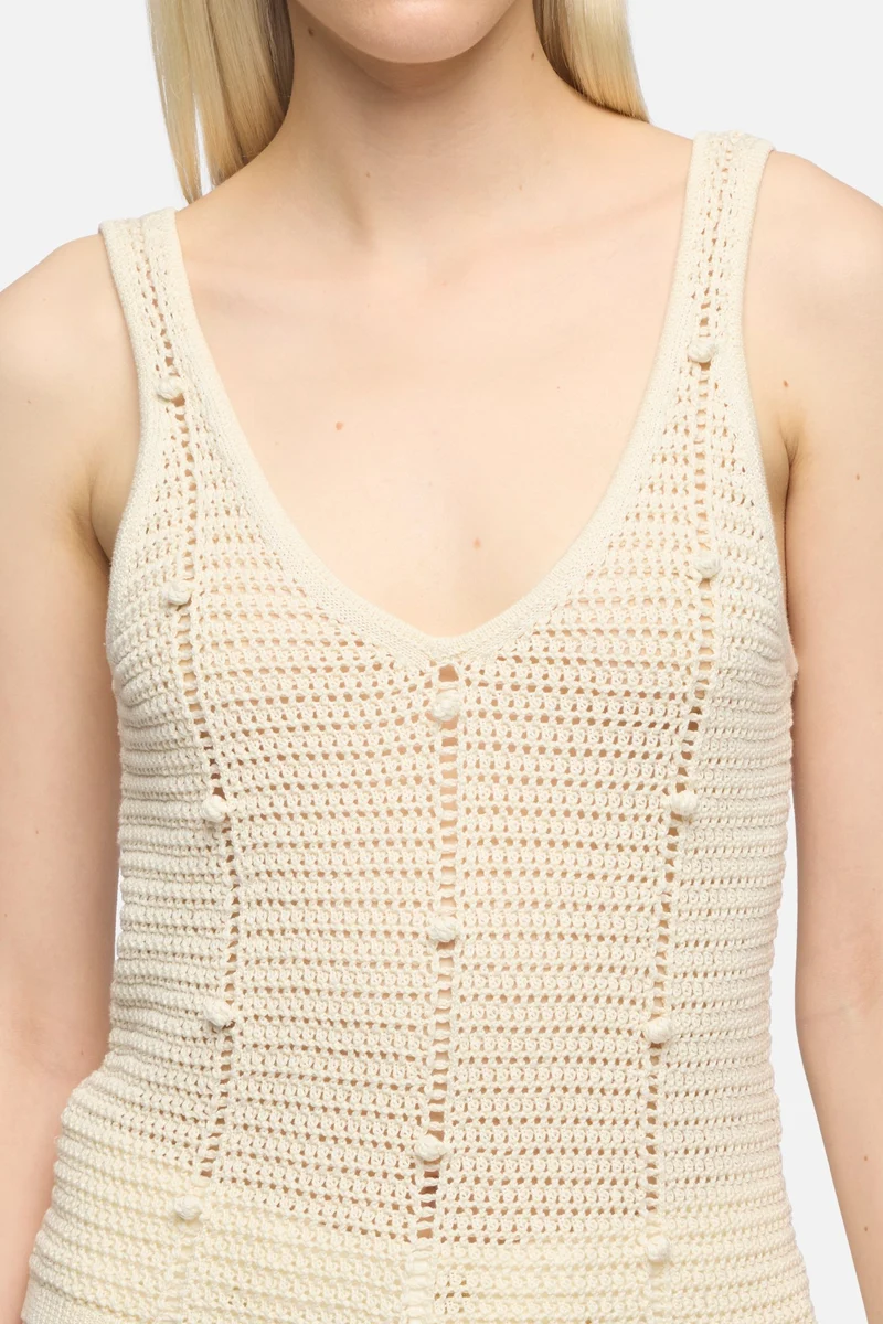 BOBBLE TANK in Ecru