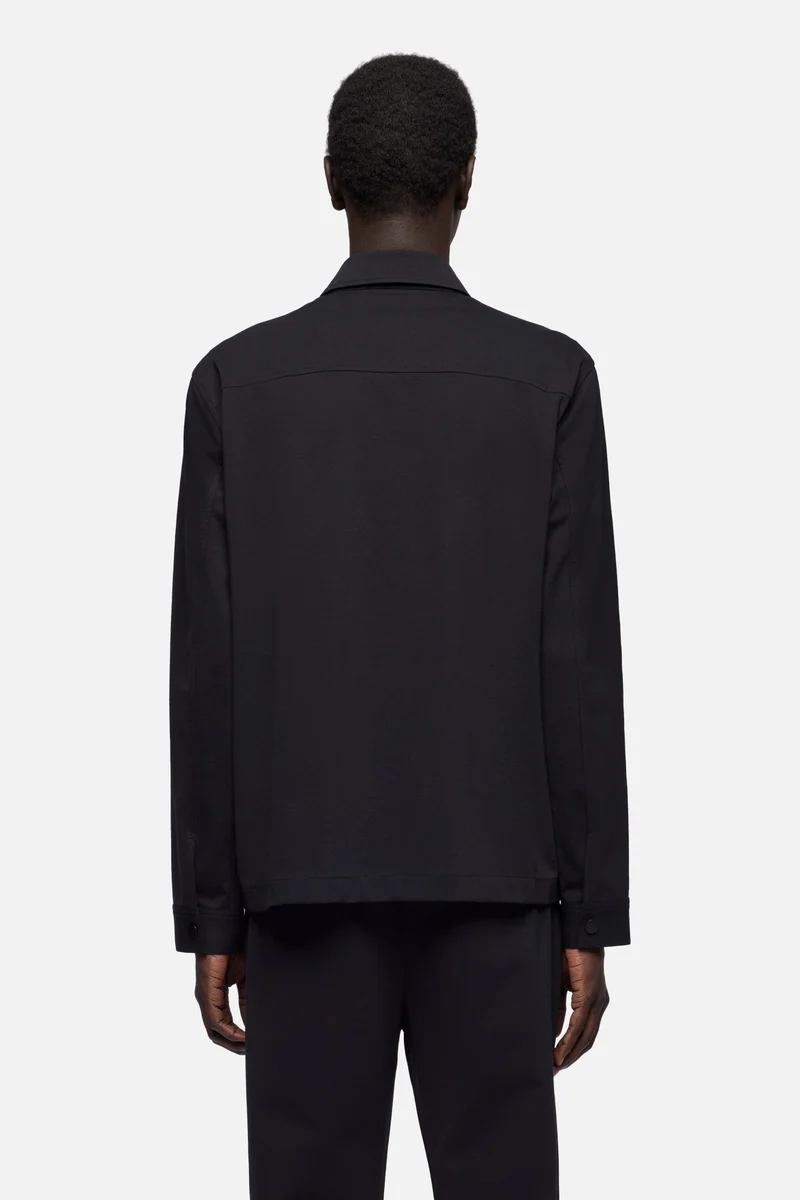 OVERSHIRT in Luxe Performance Knit Black