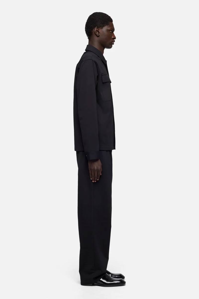 OVERSHIRT in Luxe Performance Knit Black