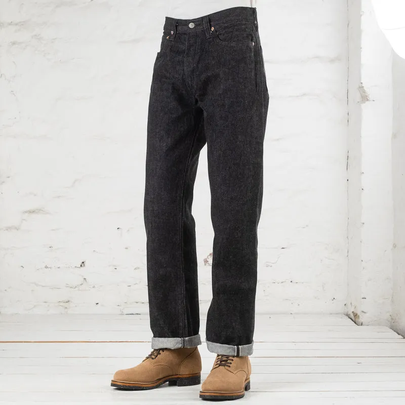 14,25 oz. Black Denim 1947 Regular Straight