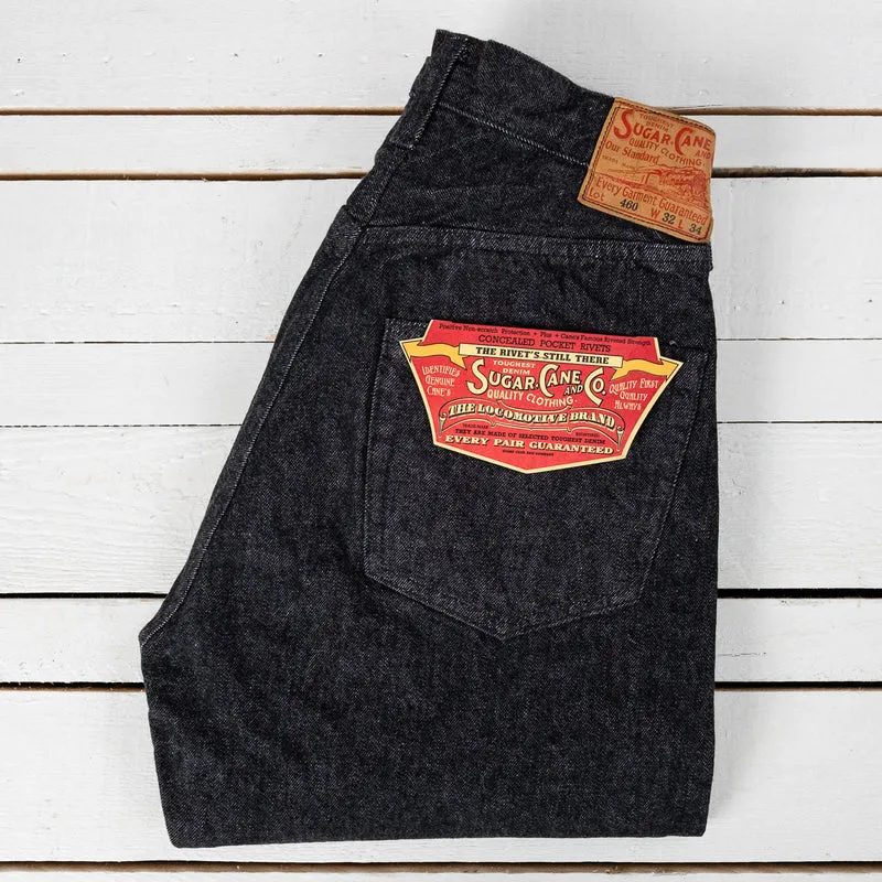 14,25 oz. Black Denim 1947 Regular Straight