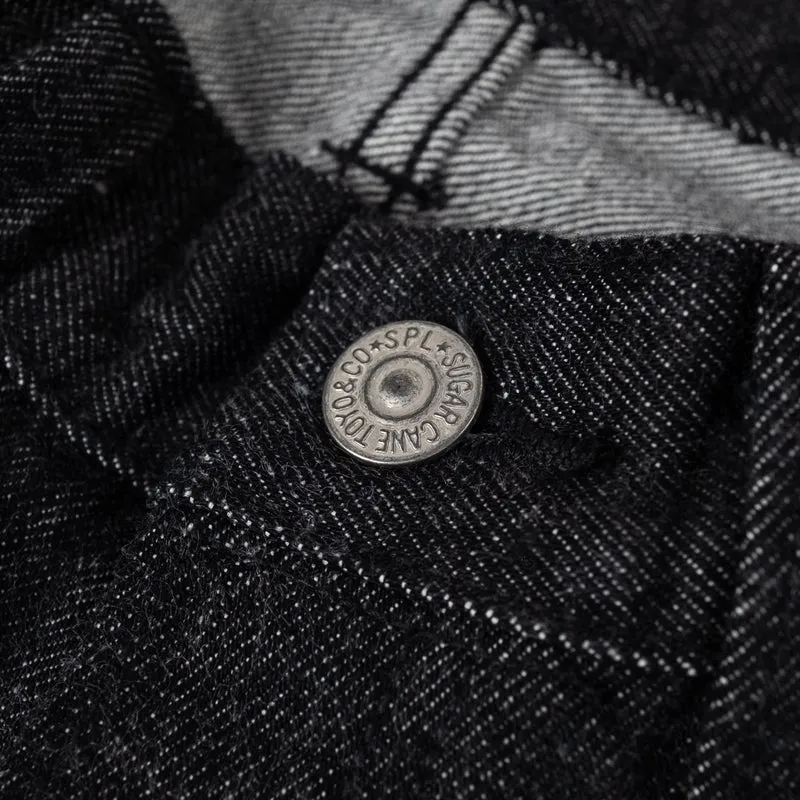 14,25 oz. Black Denim 1947 Regular Straight