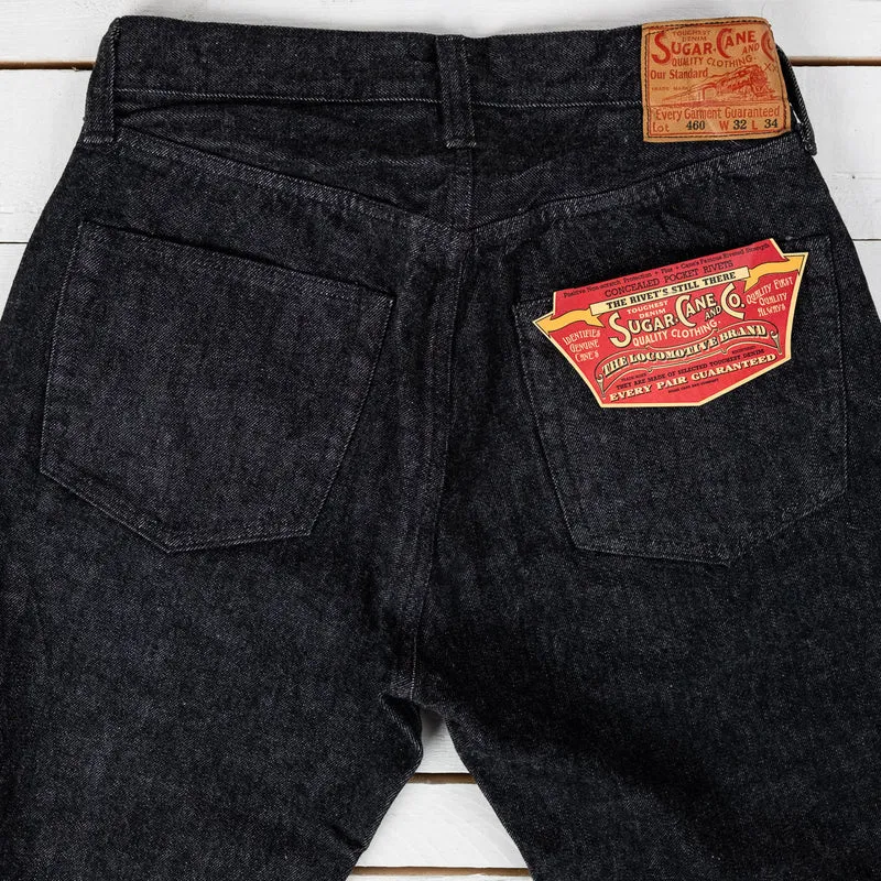 14,25 oz. Black Denim 1947 Regular Straight
