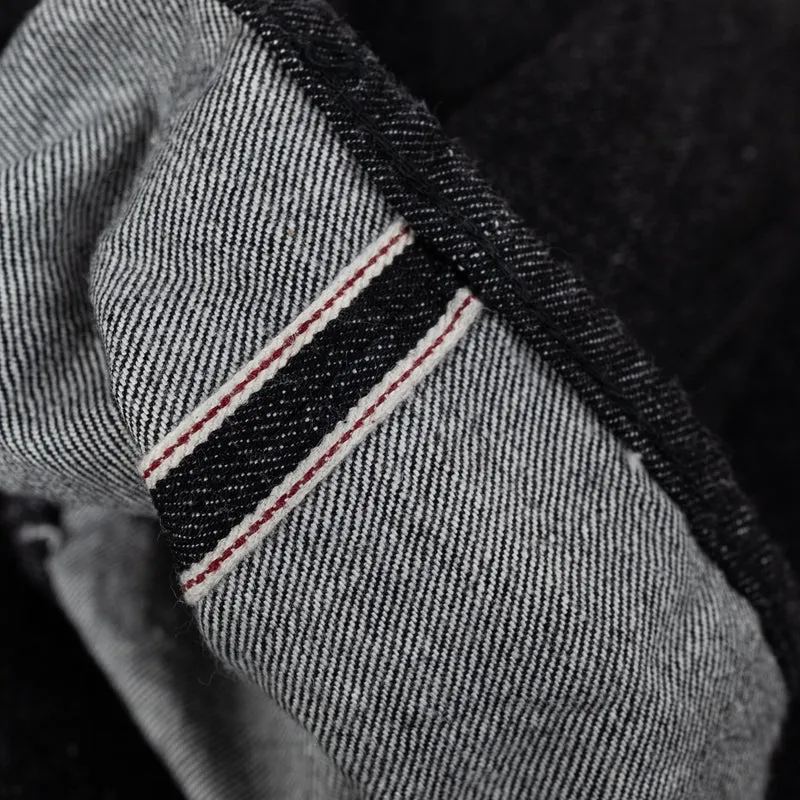 14,25 oz. Black Denim 1947 Regular Straight