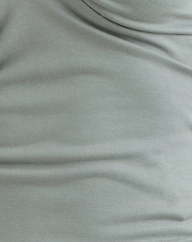 Nina Perlenhalfter-Top in London Fog