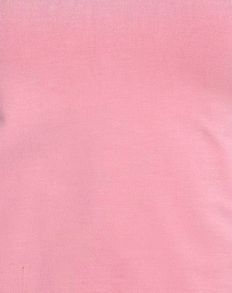 Klazari Top aus Viskosejersey Ballett Rosa