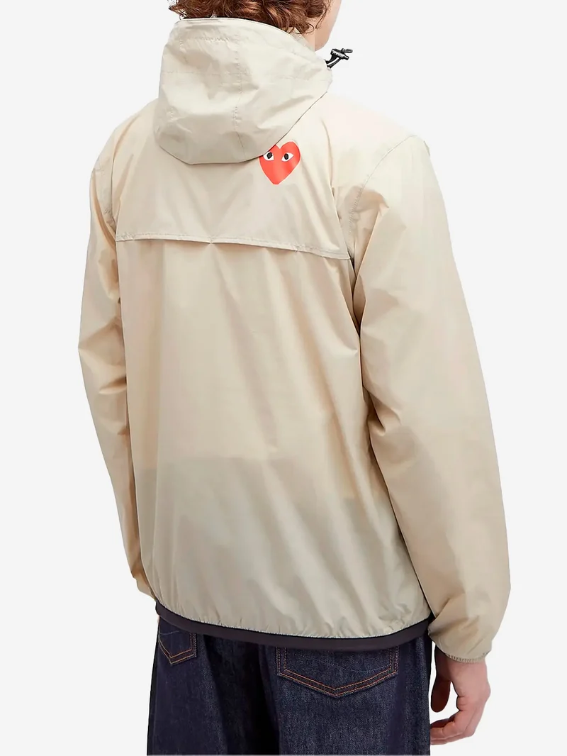Giacca beige packable half zip x K-Way