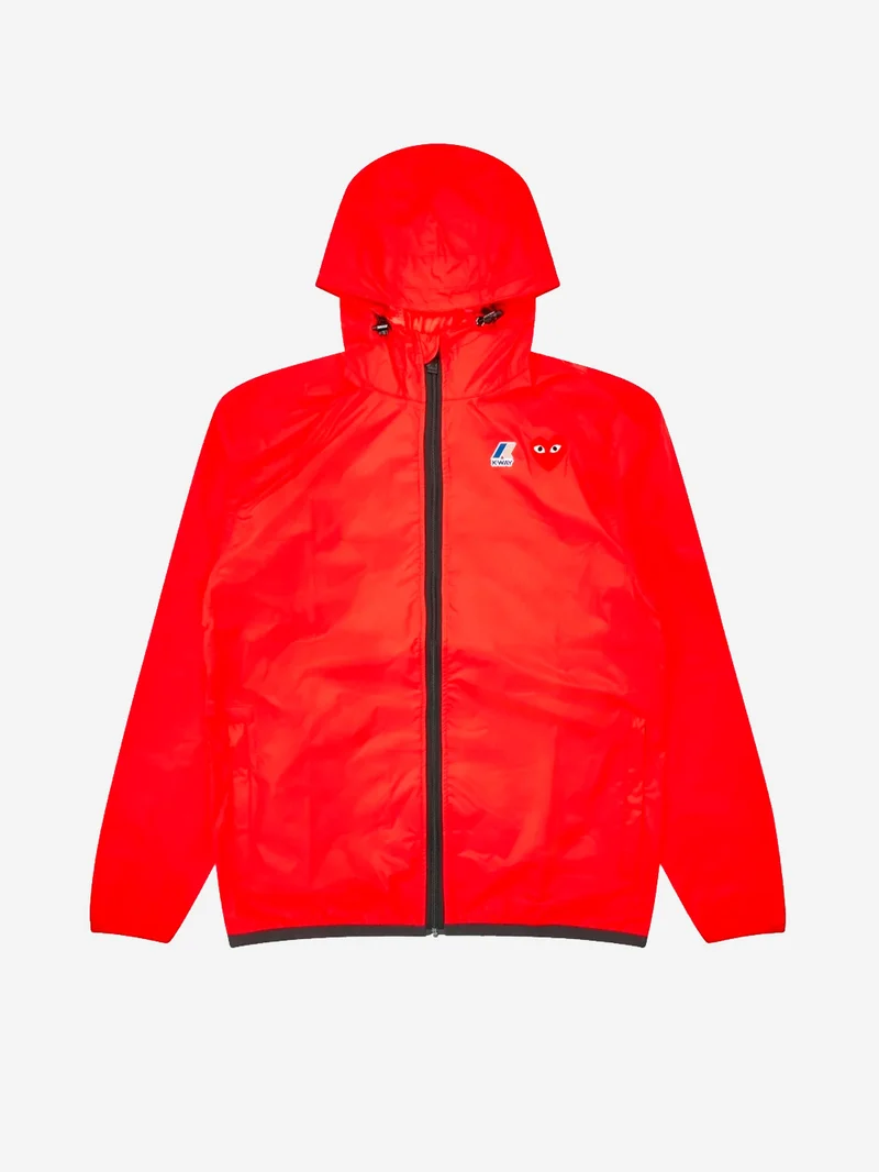 Giacca packable full zip rossa x K-Way