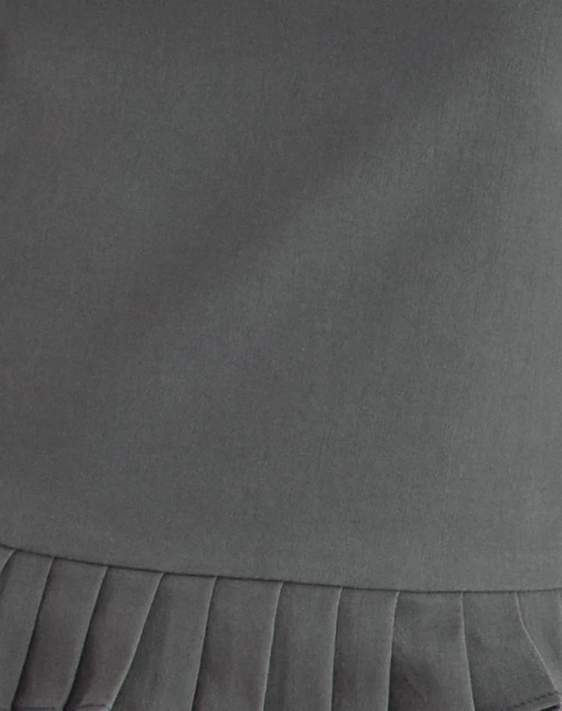 Lavena Top in Tailoring Slate Grey