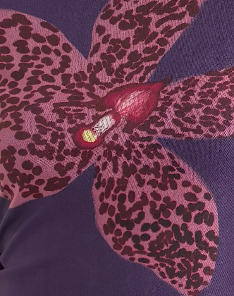 Armali Langarmshirt in leuchtendem Orchideenviolett