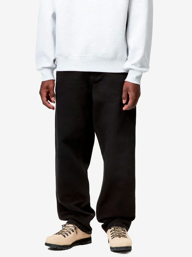Pantaloni 'Single Knee' neri