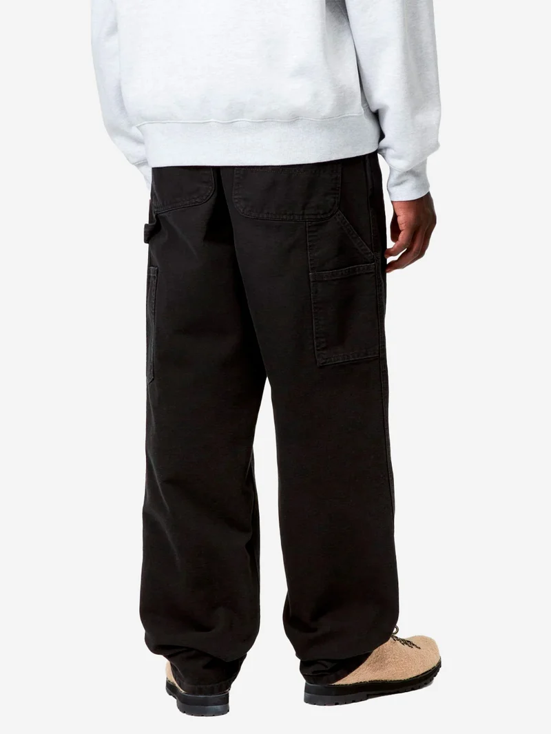 Pantaloni 'Single Knee' neri