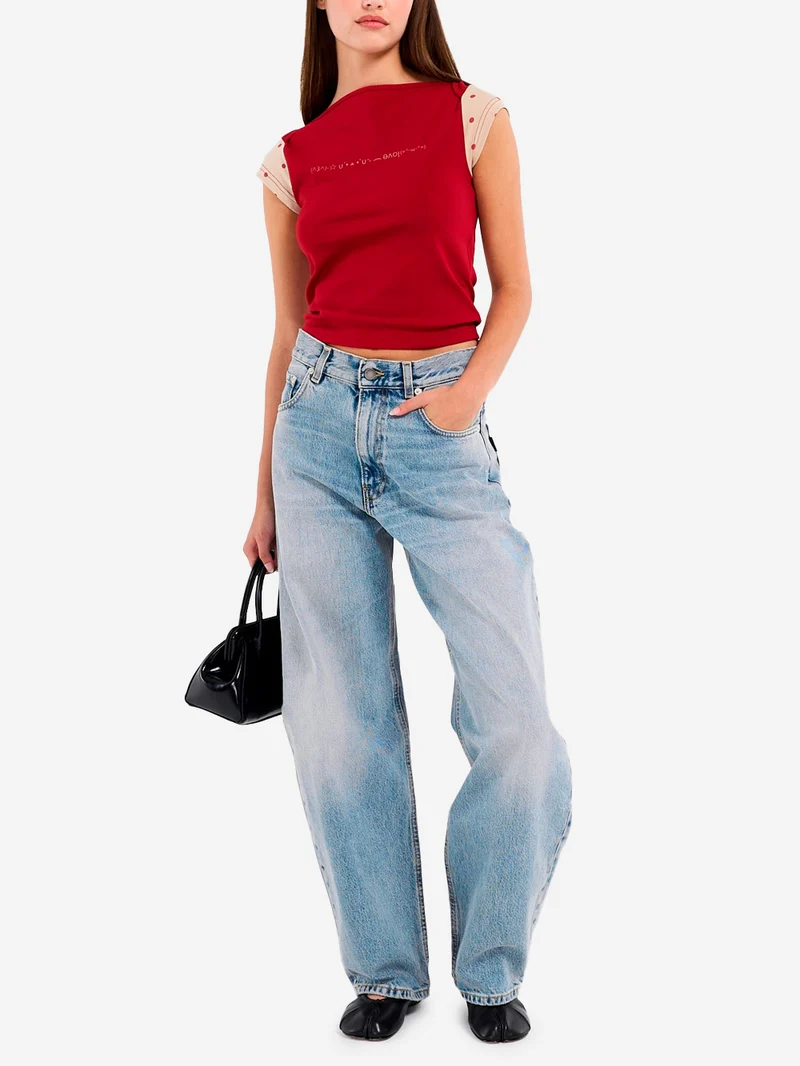 Jeans 'Bibi' baloon fit blu chiaro