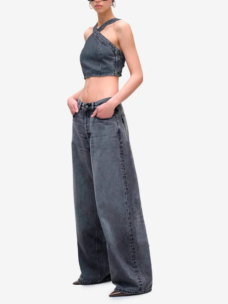 Jeans baggy grigi 'Bethany'