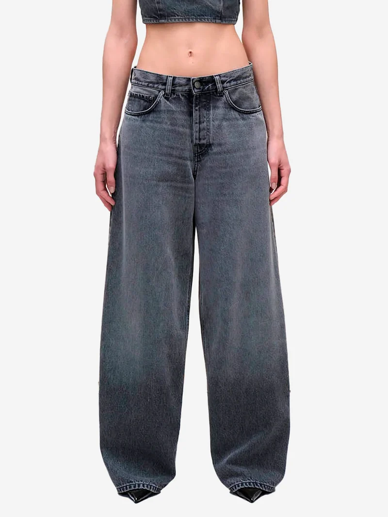 Jeans baggy grigi 'Bethany'