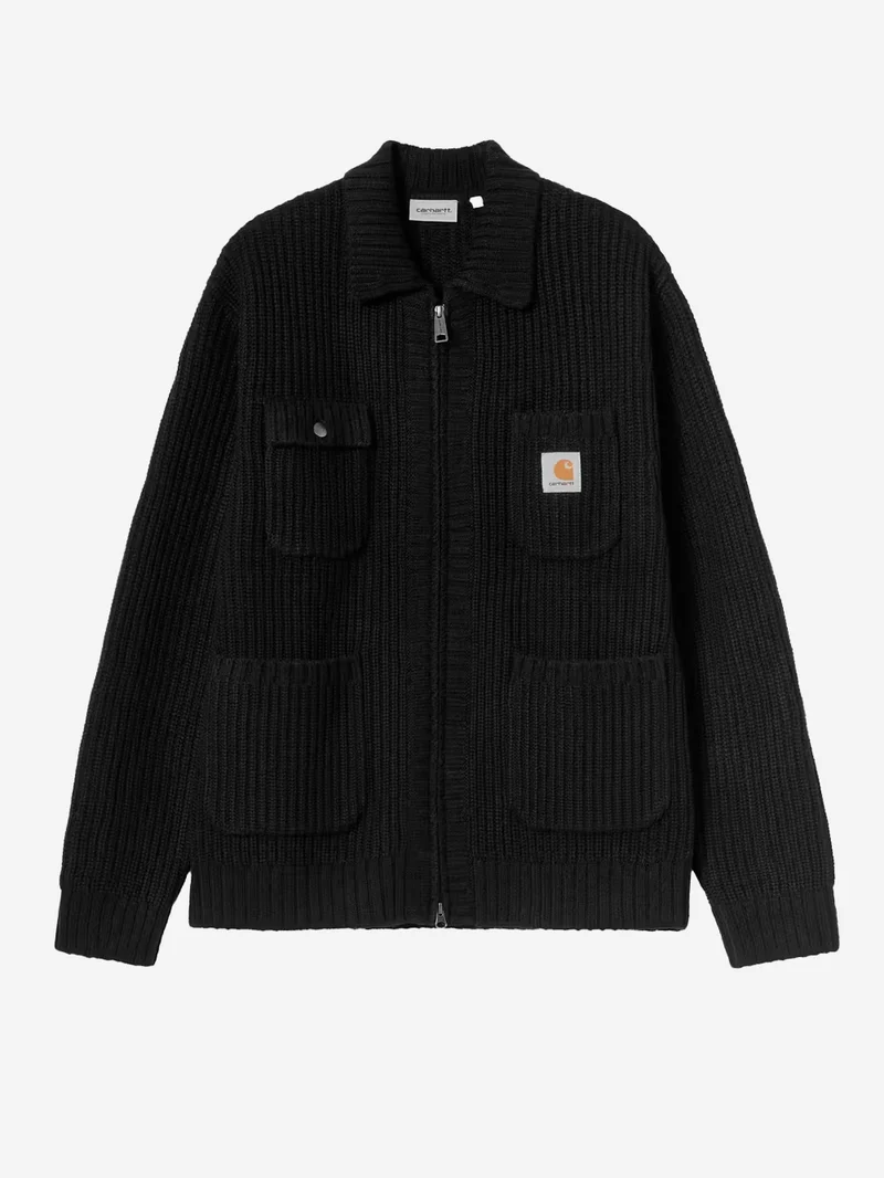Chore Knit jacket nera