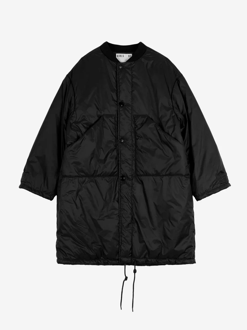 Cappotto Liner in nylon nero