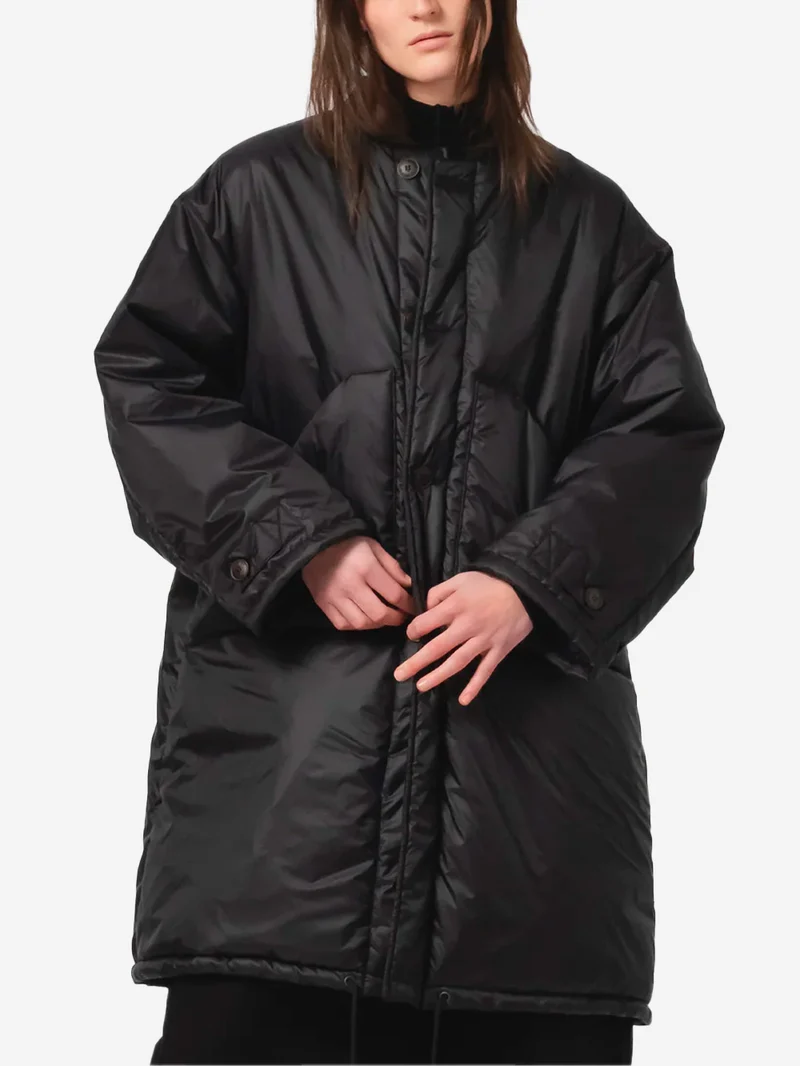 Cappotto Liner in nylon nero