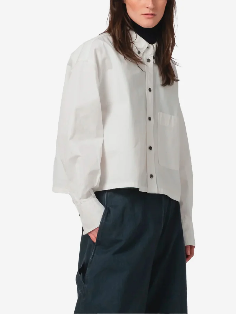 Camicia boxy fit bianca