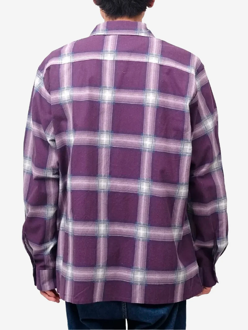 Camicia in flanella One-up viola