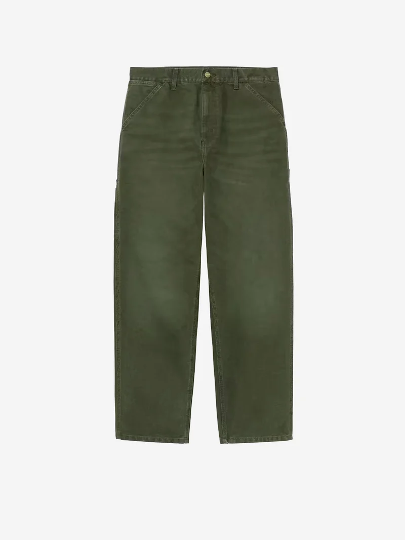 Pantaloni 'Single Knee' oliva