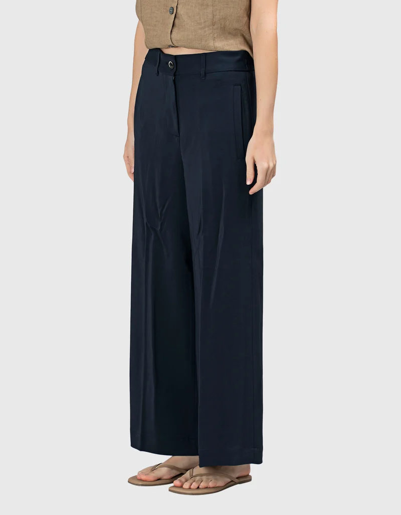 Wide-Leg Hose Astrid Crop Coulisse