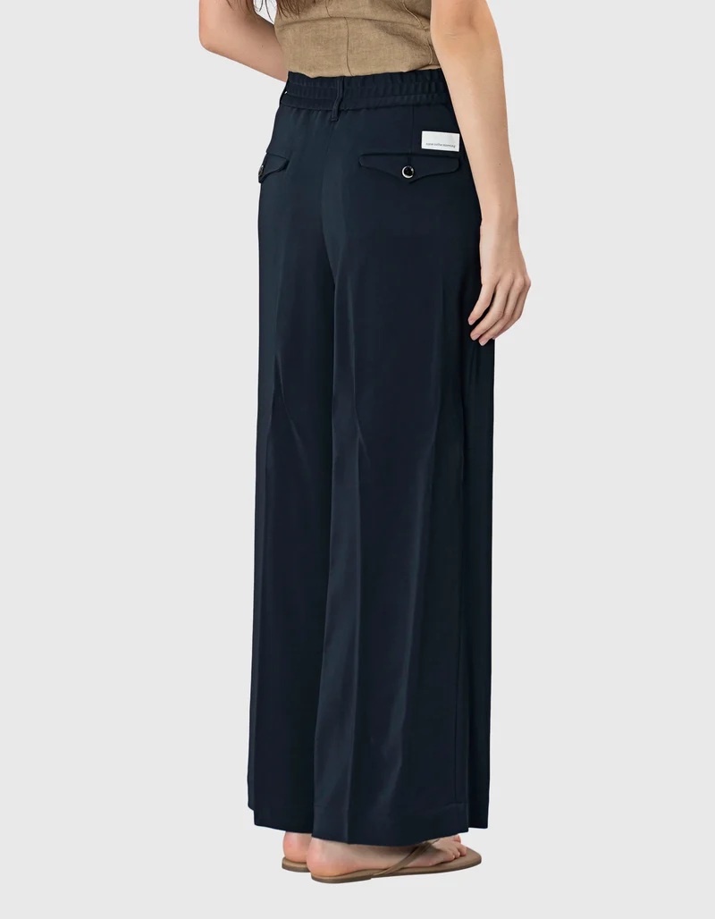Wide-Leg Hose Astrid Crop Coulisse