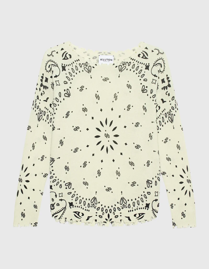 Destroyed Kaschmir-Pullover Mela Bandana