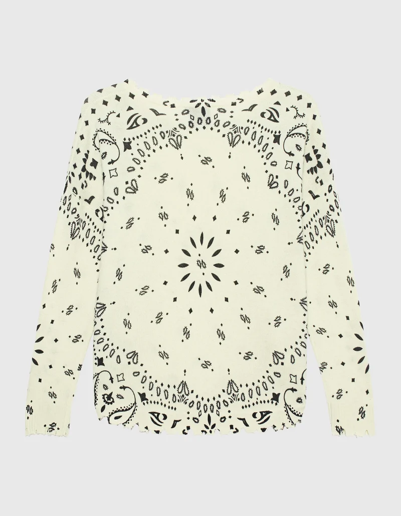 Destroyed Kaschmir-Pullover Mela Bandana