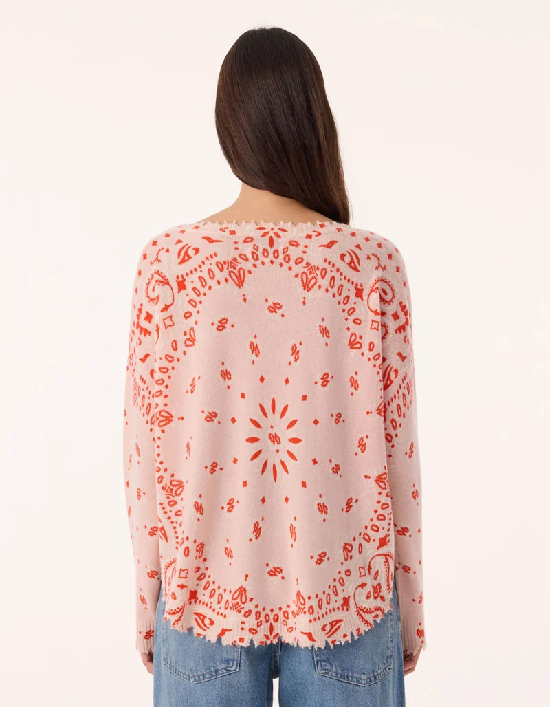 Destroyed Kaschmir-Pullover Mela Bandana