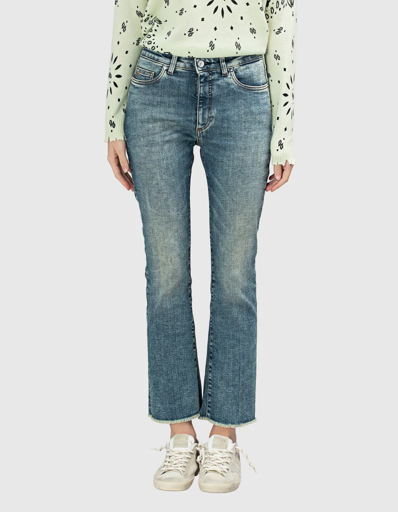 Cropped Bootcut-Jeans Endless Trumpet