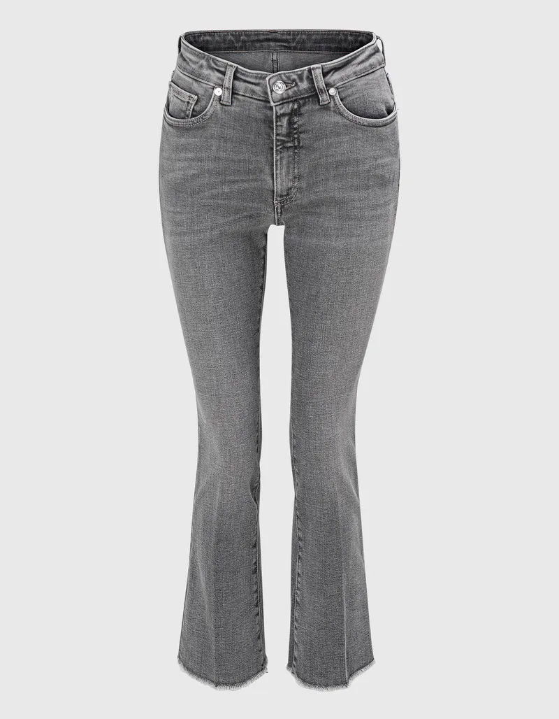 Washed-Out Bootcut-Jeans Endless Trumpet