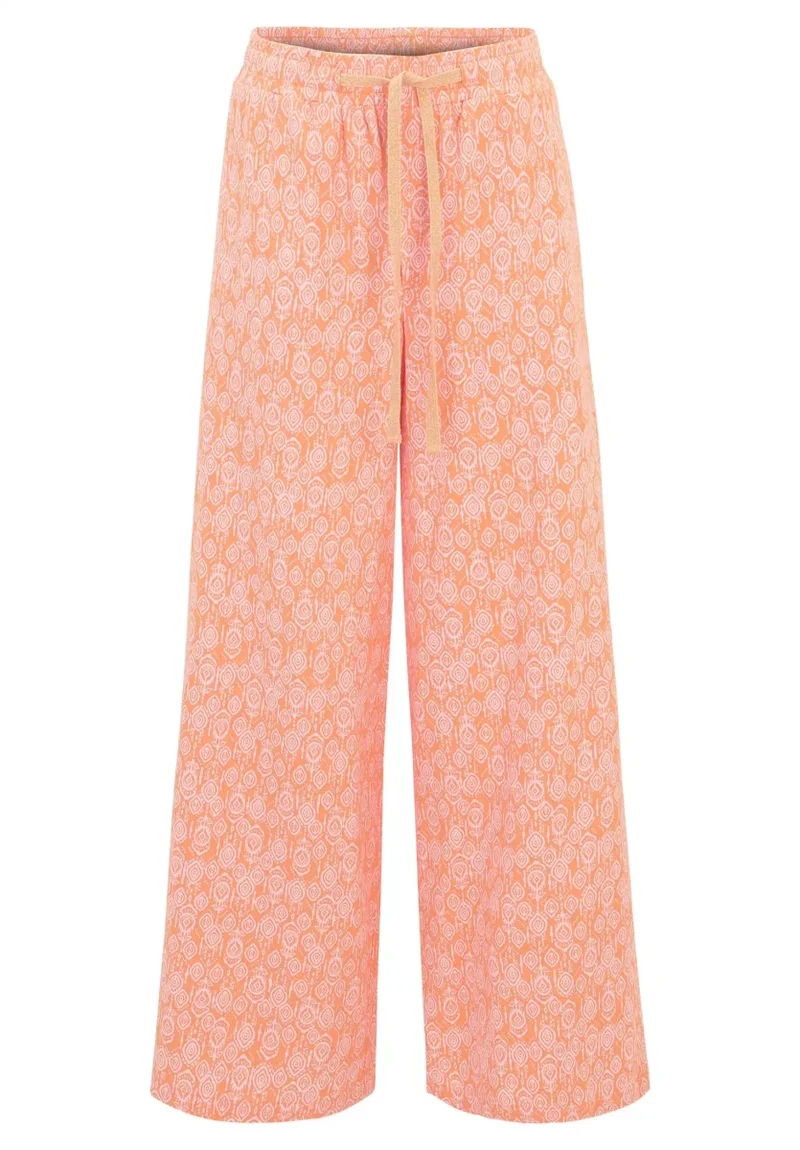 Cartoon Leinenhose in der Farbe Apricot