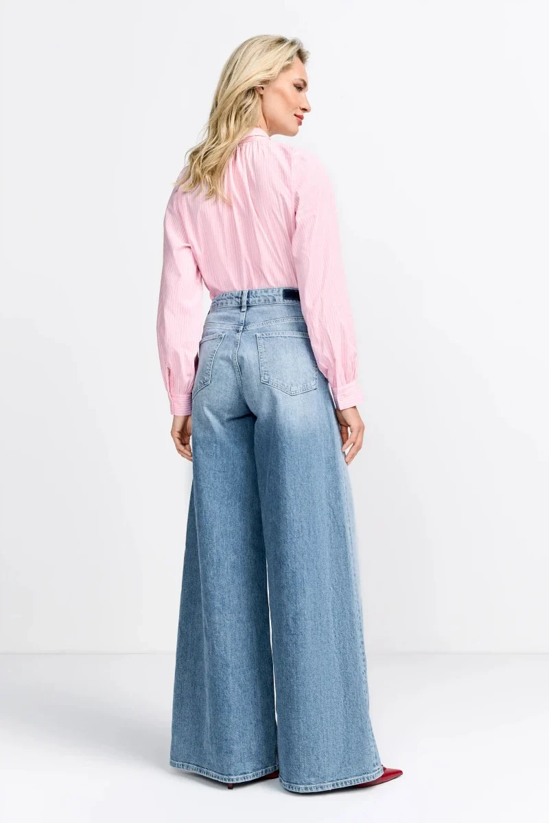 Rich and Royal Jeans Flare denim blue
