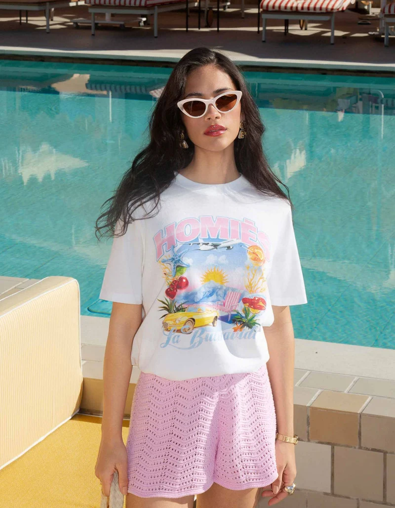 Bedrucktes T-Shirt Buenavida