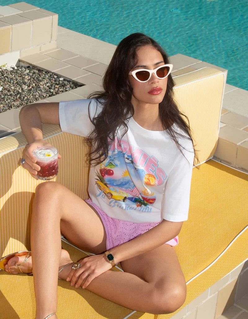 Bedrucktes T-Shirt Buenavida