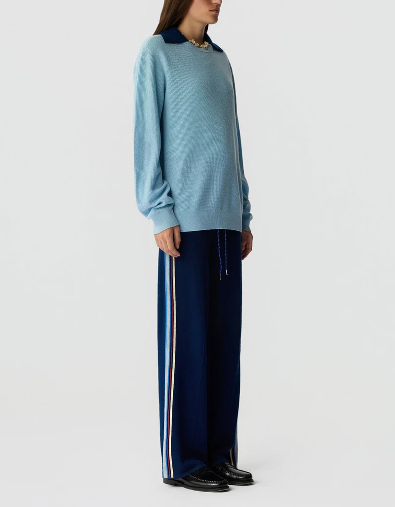 Strick-Jogginghose Track Pant mit Kaschmiranteil