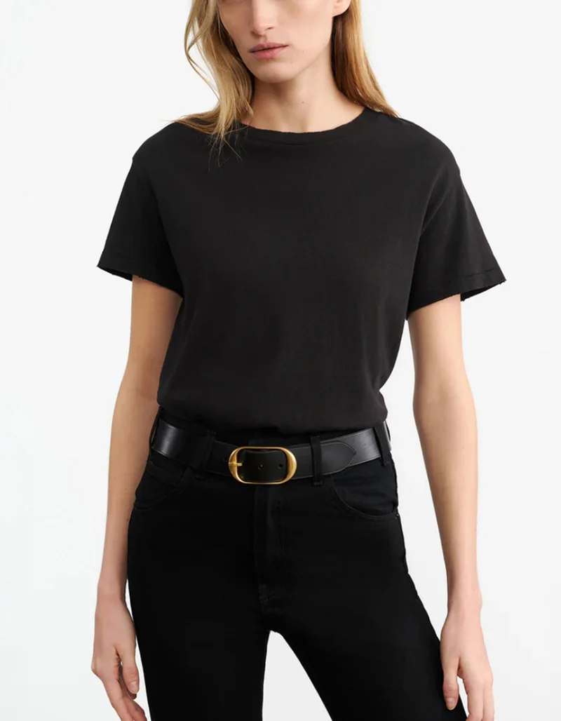 Relaxed T-Shirt Brady mit Destroyed Details