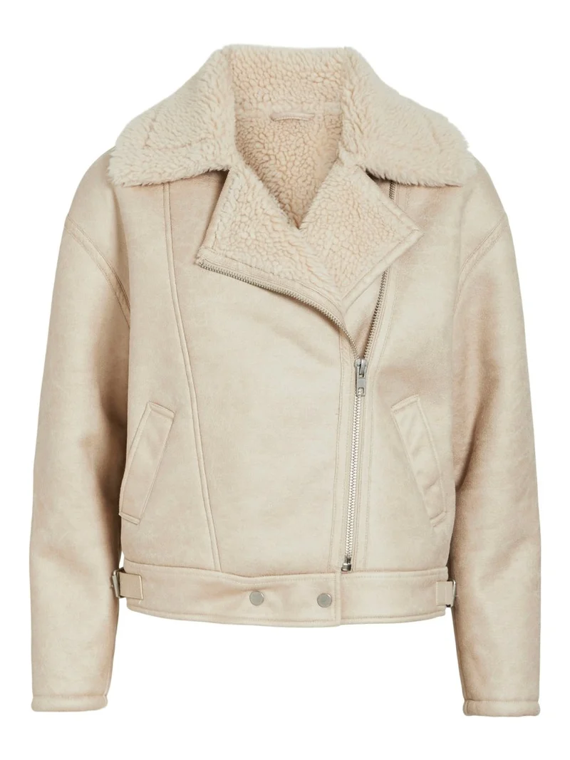Vila Jacke in der Farbe Creme
