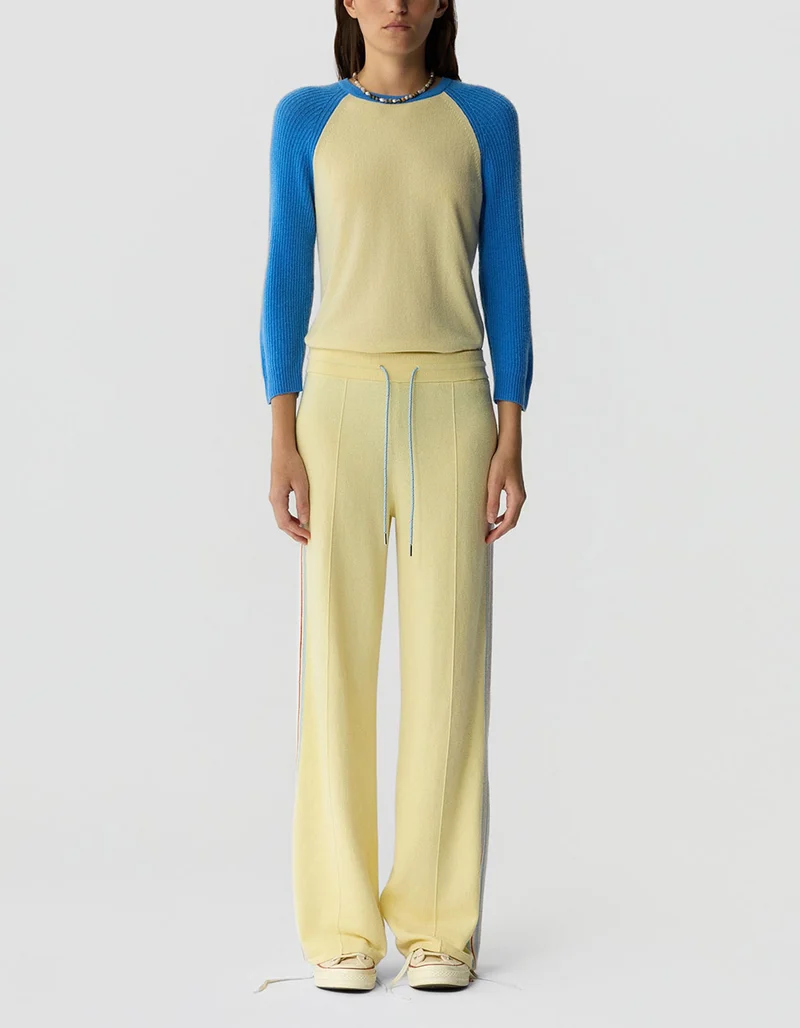Strick-Jogginghose Track Pant mit Kaschmiranteil