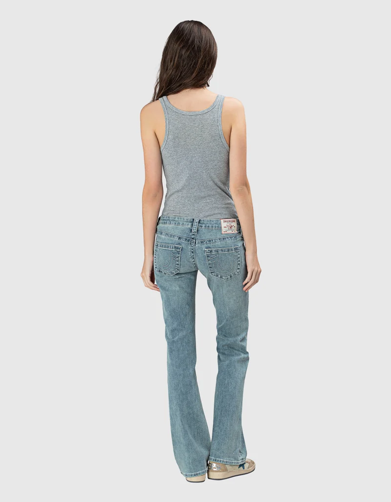Low-Rise Bootcut Jeans Becca