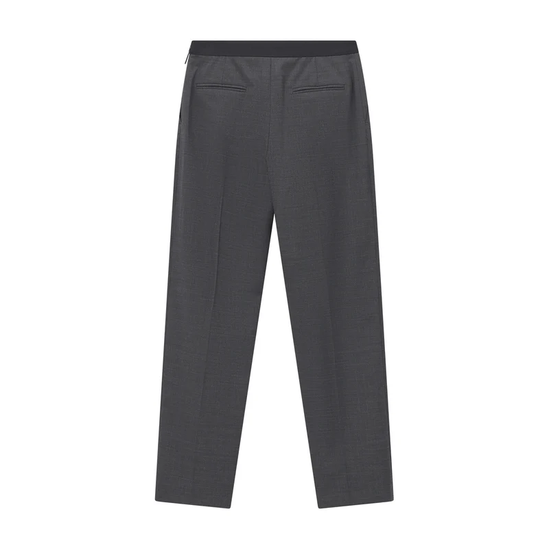 Straight-Fit Hose aus Woll-Mix