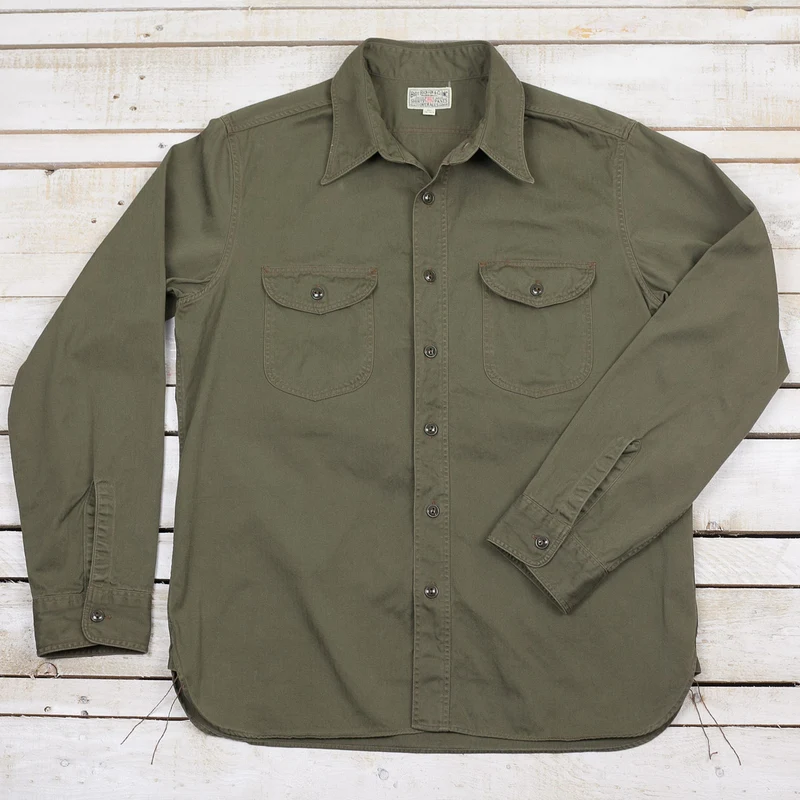 HBT Work Shirt Oliv