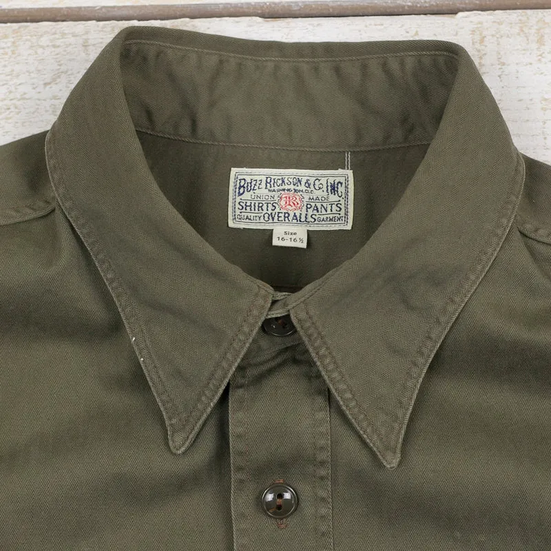 HBT Work Shirt Oliv