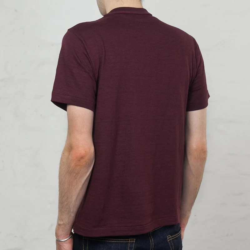 Round Neck T-Shirt Bordeaux