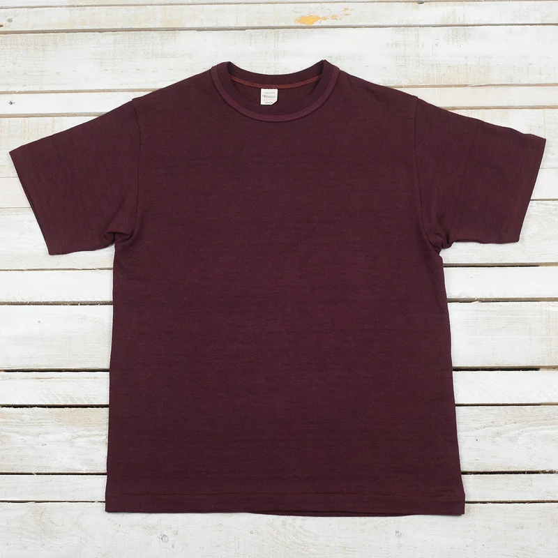 Round Neck T-Shirt Bordeaux