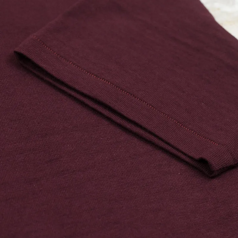 Round Neck T-Shirt Bordeaux