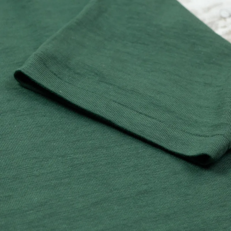 Round Neck T-Shirt Grün