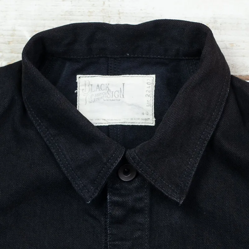 15 oz. Black Denim Delta Jacket